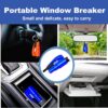 3PCS Car Emergency Window Glass Breaker Seatbelt Cutter Keychain, Upgraded Car Safety Hammer with Car Safety Escape Tool for Family Rescue