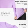 HASMES Girls Long Sleeve Athletic Shirts Active Quick Dry Lightweight Clothes Kids Teens Sports Tees Yoga Basic Tops