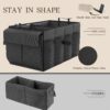 Beicarin Car Trunk Organizer Storage Box - Collapsible Car Boot Organizer Tidy Cargo Storage Box Car Accessories for SUV, MPV, Van, Size M, Black