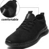 FUJEAK Womens Running Shoes Casual Slip on Walking Shoes Gym Workout Shoes Fashion Sneakers Non Slip Athletic Tennis Sports Shoes