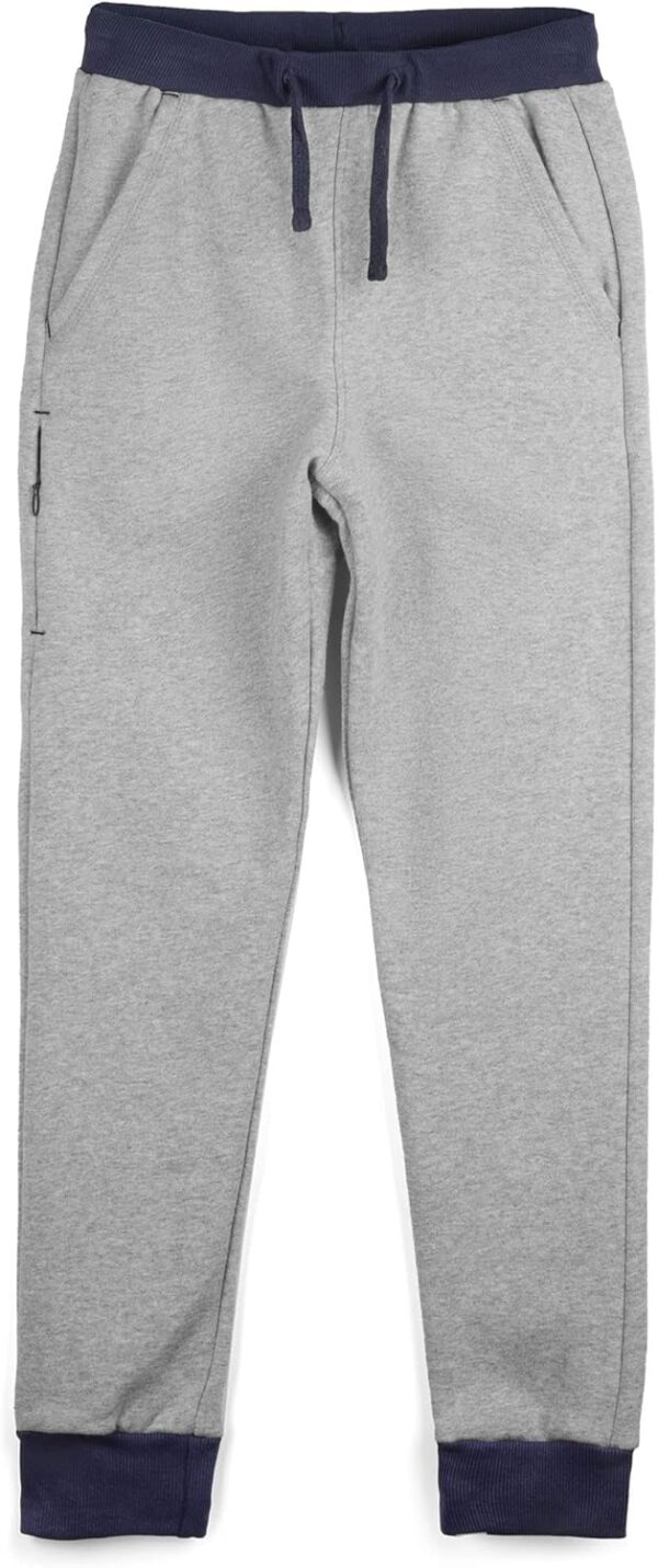 Mightly Boys and Girls' Sweatpants Joggers | Organic Cotton Soft Fleece Track Pants, Stretch Waistband, Fair Trade Certified