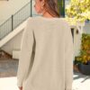 LILLUSORY Women Oversized Cardigan Sweater 2025 Fall Outfits Cloth Fashion V Neck Knit Button Front Casual Trendy Tops