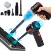 Air Duster - Computer Vacuum Cleaner - for Keyboard Cleaning- Cordless Canned Air- Powerful - Energy-Efficient(Air-01)