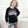 Toddler Kid Girl Clothes Letter Graphic Pullover Sweatshirt + Leggings 2PC Girls Fall Winter Pant Set