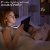 Vekkia LED Neck Reading Light Rechargeable, Book Light for Reading in Bed, 3 Colors & 5 Brightness Adjustable, Long Lasting. Great for Knitting, Camping & Repairing