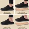 Men's Barefoot Wide Toe Box Shoes - Minimalist Barefoot Shoes with Zero Drop Sole Extra Wide Slip on Walking Shoes for Men