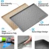 Waterproof Under Sink Mat 31" x 22" Cabinet Liner for Kitchen and Bathroom, Shelf and Counter Protector, Organizers and Storage, Silicone Drip Tray, Gadgets and Accessories