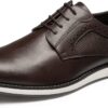 Bruno Marc Men's Plain Toe Oxford Shoes Business Formal Derby Dress Sneakers