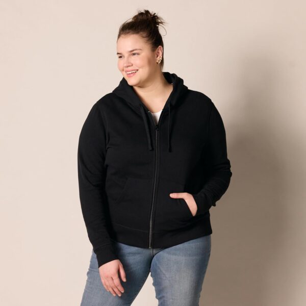 Amazon Essentials Women's French Terry Fleece Full-Zip Hoodie (Available in Plus Size)