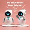 Eilik - Cute Robot Pets Toys with Abundant Emotions, Animations & Mini-Games, Your Perfect Desk Touch Interactive Companion, Holidays & Birthdays Gifts for Girls & Boys.