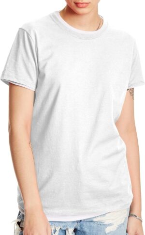 Hanes Women's Perfect-T Short Sleeve Cotton Crewneck T-Shirt