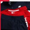 New Balance Boys' Sweatsuit Set - 3 Piece Zip Up Jacket, Graphic Tee, and Jogger Pants - Boys Activewear Tricot Jogset (4-12)