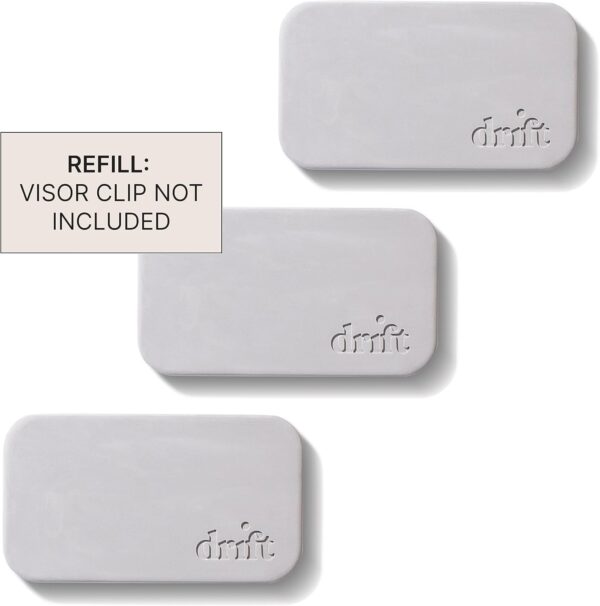 Drift Car Air Freshener - Stone Air Freshener - Car Odor Eliminator - Cabana Scent Refill - Pack of 3 - NO CLIP INCLUDED