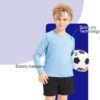 5 Pack Boys&Girls Athletic Quick Dry Long Sleeve Youth Performance Activewear T-Shirt for Kids