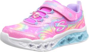 Skechers Girls' Flutter Heart Lights Groovy