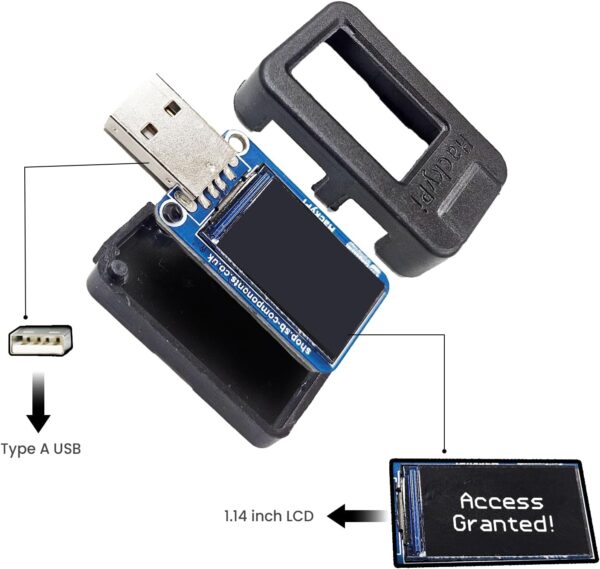 HackyPi - Ultimate DIY USB Hacking Tool for Security Professionals and Ethical Hackers, DIY Programmable Hacking USB for Educational Purposes