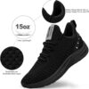 Feethit Mens Slip On Walking Shoes Blade Tennis Shoes Non Slip Running Shoes Lightweight Workout Shoes Breathable Mesh Fashion Sneakers