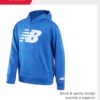 New Balance Boys' Sweatsuit Set - 2 Piece Fleece Pullover Hoodie Sweatshirt and Sweatpants (2T-20)