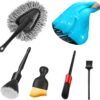 Car Interior Duster Detail Brush Cleaning Gel Kit, Soft Dash Vent Dusting Slime Putty Detailing Brushes Accessories Essentials Supplies Tools for Auto,Truck,SUV,RV