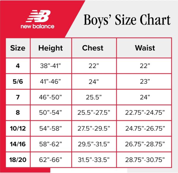 New Balance Boys' Tracksuit Set - 2 Piece Long Sleeve Poly Thermal Shirt and Tricot Jogger Sweatpants for Boys (8-20)