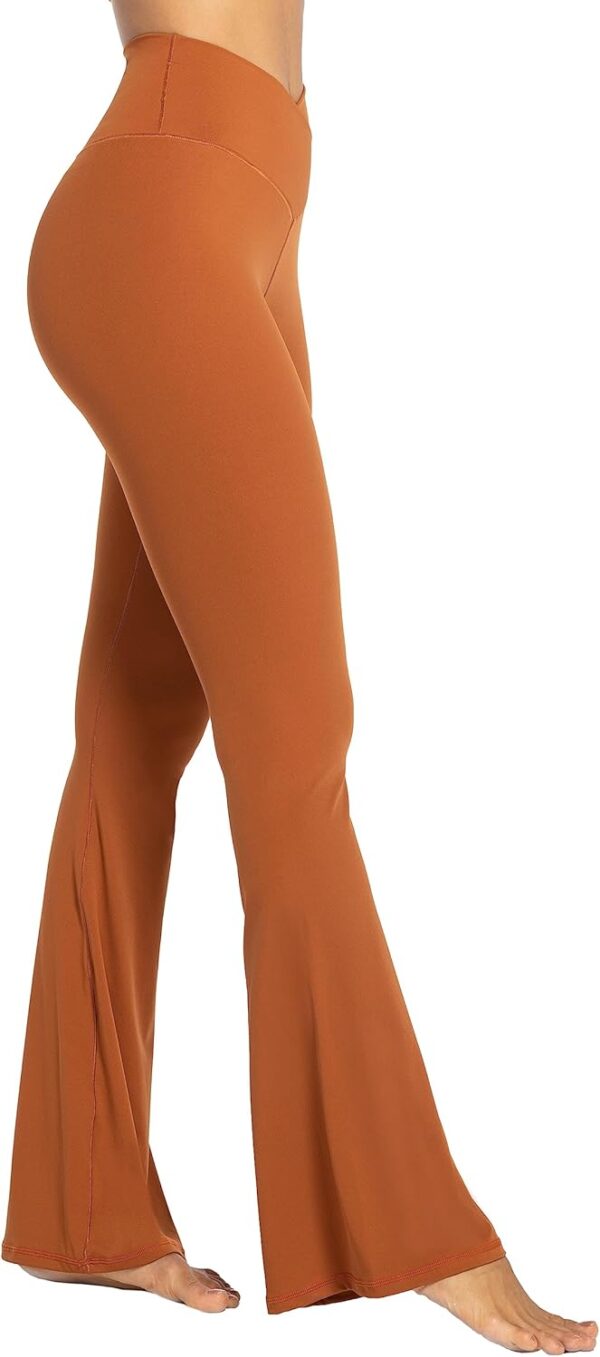 Sunzel Flare Leggings, Crossover Yoga Pants with Tummy Control, High-Waisted and Wide Leg