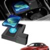 CarQiWireless Wireless Charger for Mercedes Benz C-Class 2015-2022/GLC-Class 2016-2022 Accessories,Automotive Center Console Organizer Wireless Charging Pad for C300/GLC 300 Mercedes Benz Accessories