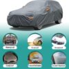 Premium Car Cover Custom Fit Toyota Corolla Cross (2022-2025), 16 Layers Heavy Duty Car Cover Waterproof All Weather with Zipper Door for Sun Rain Snow Dust Uv Protection