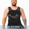 TAILONG Mens Compression Shirt Body Shaper Slimming Shirt Plus Size Gynecomastia Compression Tank Top