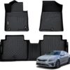 Binmotor-Floor Mats for Kia Optima 2016-2020丨2015-2019 Hyundai Sonata, Optima All Weather Car Mat, Optima Accessories Mats, Rubber Liners for Kia Optima, Floor Mat for Hyundai Sonata Accessories