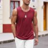 COOFANDY Men's Workout Tank Top 2 Pack Casual Soft Sleeveless Gym Muscle Shirts Bodybuilding Tee