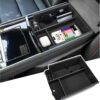 Center Console Organizer Compatible with 2024-2025 Chevy Traverse/GMC Acadia, 2025 Buick Enclave Accessories, Armrest Storage Box Glove Organizer Tray Insert with Coin and Sunglasses Holder