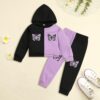 Kid Toddler Girl Clothes - Tie Dye Hoodie Sweatshirt Girl Outfits Pullover Jogger Hooded Sweatpant Set