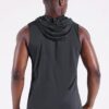 Neleus Men's Workout Tank Tops 3 Pack Sleeveless Running Shirts with Hoodie