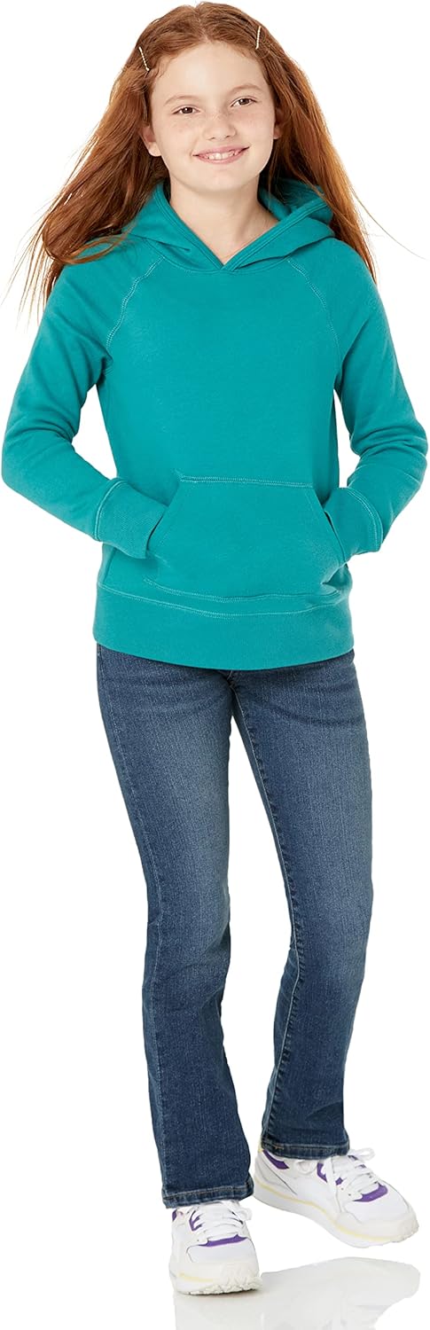 Amazon Essentials Girls and Toddlers' Pullover Hoodie Sweatshirt