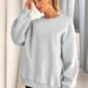 EFAN Womens Oversized Sweatshirts Hoodies Fleece Crewneck Sweaters Casual Tops Comfy Fall Fashion Outfits Winter Clothes 2025