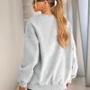 EFAN Womens Oversized Sweatshirts Hoodies Fleece Crewneck Sweaters Casual Tops Comfy Fall Fashion Outfits Winter Clothes 2025