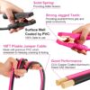 Roadside Emergency Car kit for Vehicles, with 4 in 1 Inflatable Car Vacuum Cleaner, Pink Jumper Cables, First Aid Kit, Tow Rope, Vehicle Road Trip Must Haves Pink Accessories for Women