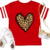 Toddler Valentines Day Shirt for Boys Girls: Valentine Heart Graphic Tshirts Kids Valentine's Day Outfit Love Heart Tee