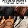 Leather Ceramic Coating for Cars - Prevent Permanent Stains, Leather Shield Ceramic Coating for Tesla Cleaning Products, Vegan Leather Protector for Tesla Model 3 Y S X Car Accessories 2023 & 2024