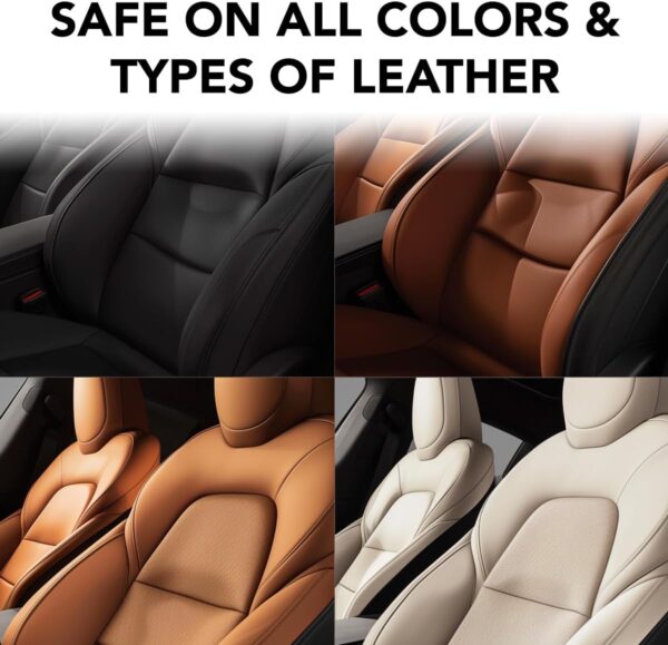 Leather Ceramic Coating for Cars - Prevent Permanent Stains, Leather Shield Ceramic Coating for Tesla Cleaning Products, Vegan Leather Protector for Tesla Model 3 Y S X Car Accessories 2023 & 2024