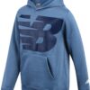 New Balance Boys' Sweatsuit Set - 3 Piece Short Sleeve T-Shirt, Fleece Hoodie Sweatshirt, and Sweatpants (8-12)