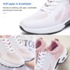 Padgene Womens Sneakers Air Cushion Running Shoes Lightweight Tennis Walking Shoes Mesh Breathable Gym Work Fashion Sneakers Athletic Comfortable Casual