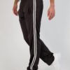 Real Essentials 3 Pack: Men's Mesh Athletic Gym Workout Lounge Open Bottom Sweatpants with Pockets (Available in Big & Tall)