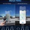 Wireless Car Charger, Fast Charging Phone Holder 3 in 1 Phone Mount Auto Clamping Car Accessories Compatible with iPhone 16 15 14 13 12 11 Xs XR, Samsung S23 Ultra S22 S21 S20/S10+ S9+ Note 9