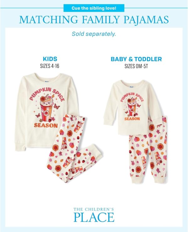 The Children's Place Baby and Kids', Sibling Matching, Holiday Pajama Sets, Cotton