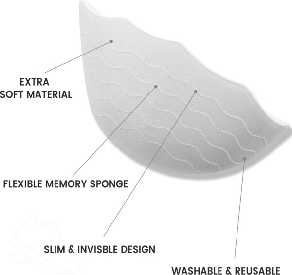 Shoe Fillers for Loose Shoe,Toe Filler Inserts with Anti Slip Strip,Shoe Inserts for Shoe Too Big,Make Shoes Fit and Prevent Heel sliping,for Both Men and Women.