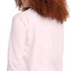 Hanes Women's Ecosmart V-Notch Crewneck Sweatshirt, Fleece Pullover Sweatshirt For Women