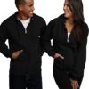 Fruit of the Loom Unisex Adult EverSoft Fleece Full Zip Hoodie Sweatshirt