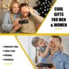 Stocking Stuffers for Adults Men, Christmas White Elephant Gifts for Adults Dad Boyfriend Him Husband Birthday, Multitool Pen Set, Cool Gadgets Unique Tool Pen with LED, Stylus, Level, Screwdriver