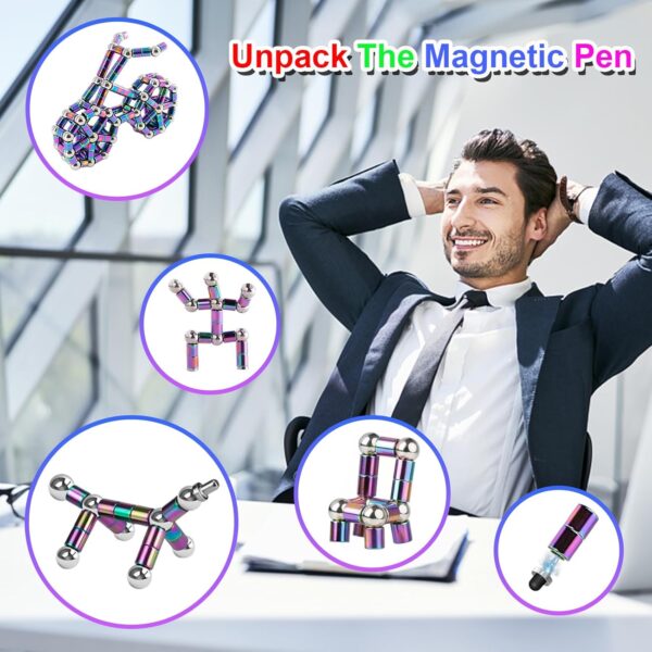 Fidget Pen Teen Girl Boy Gifts - Magnetic Pen Magnet Pen for Adults Kids Teens - Gift for Teenage Girl Boy - Best Gift for 10 11 12 13 14 15 16 Years Old - Novelty Toy Gift for Kids 8-12